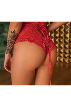 Kırmızı Fantezi Tanga